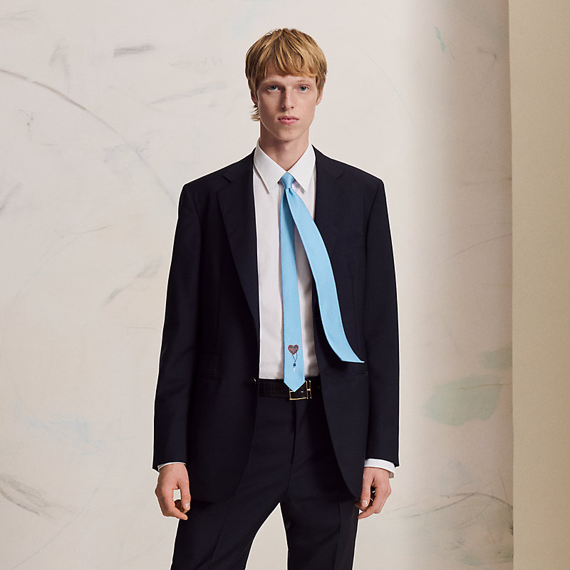 シルクタイ 7 cm 《ラ・クレ・デュ・ボヌール》 | Hermès - エルメス